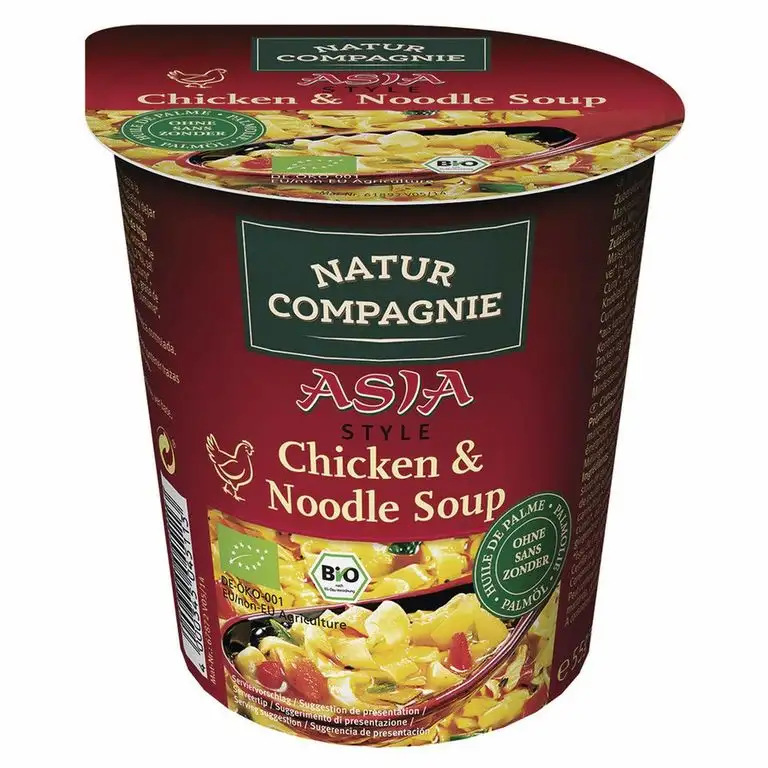 Natur Compagnie Bechergericht "Asia Chicken & Noodle Soup" (255 ml) - Bio