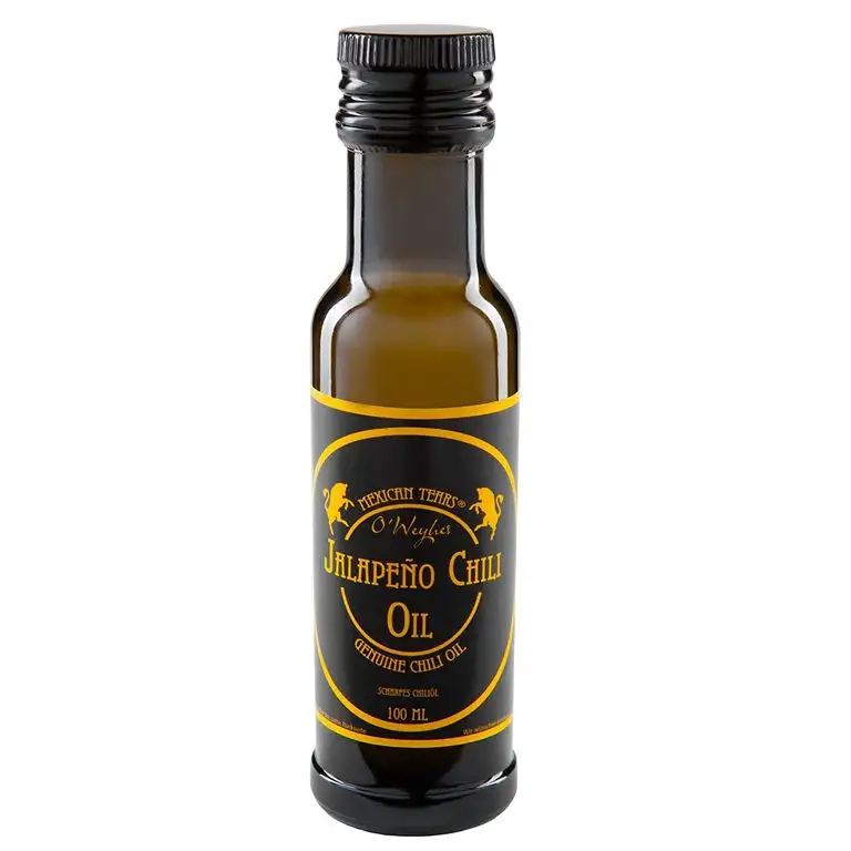 Mexican Tears® - Jalapeño Chili Oil, scharfes Chili Öl aus Jalapeño Chilis und hochwertigem Sonnenblumenöl [100ml Chiliöl]