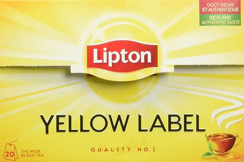 Lipton Schwarzer Tee, Yellow Label Teebeutel, 20 Stück
