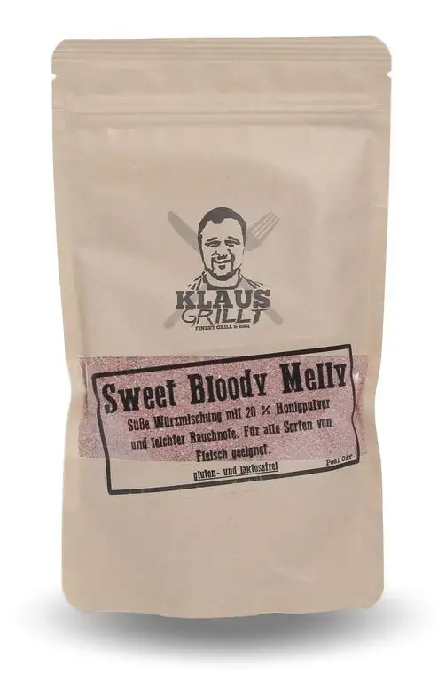 Klaus grillt Sweet Bloody Melly Rub, 1er Pack (1 x 250 g)