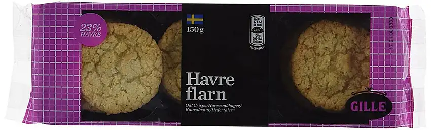 Gille schwedische Gebäck, Hafertaler, 16er Pack (16 x 150 g)