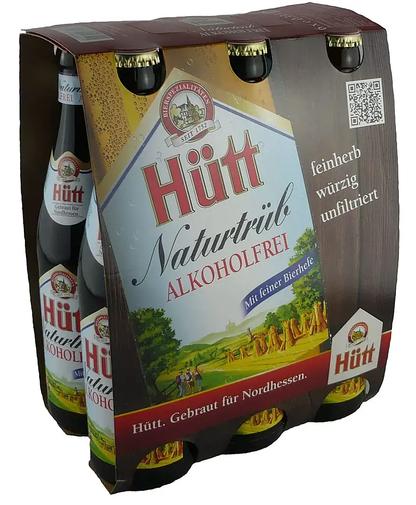 Hütt naturtrüb alkoholfrei MEHRWEG (6 x 330 ml)
