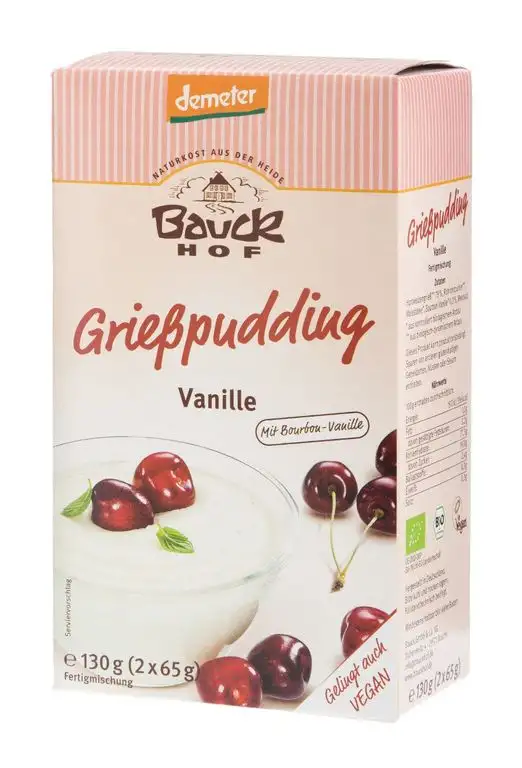 Bauckhof - Grießpudding Vanille