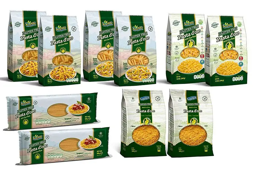 Pasta d'oro Kennenlernpaket - 10 x 500 g glutenfreie Nudeln aus Maismehl