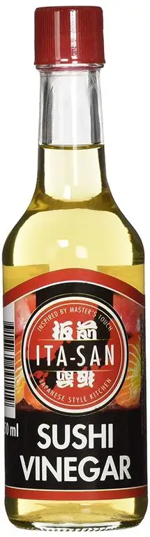 ITA-SAN Sushi Essig, zum Würzen und Verfeinern von Sushi Reis, süß, säuerlich, vegan und glutenfrei (6 x 150 ml)