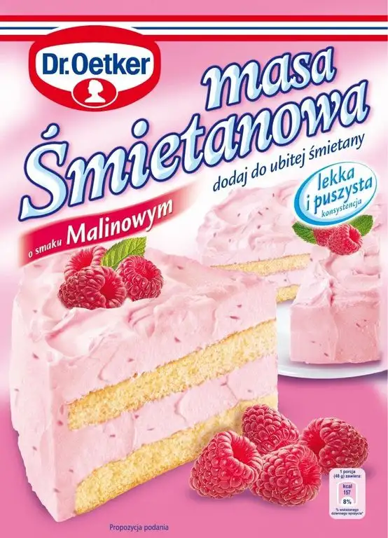 Dr. Oetker Kuchencreme Sahne-Himbeer 86g