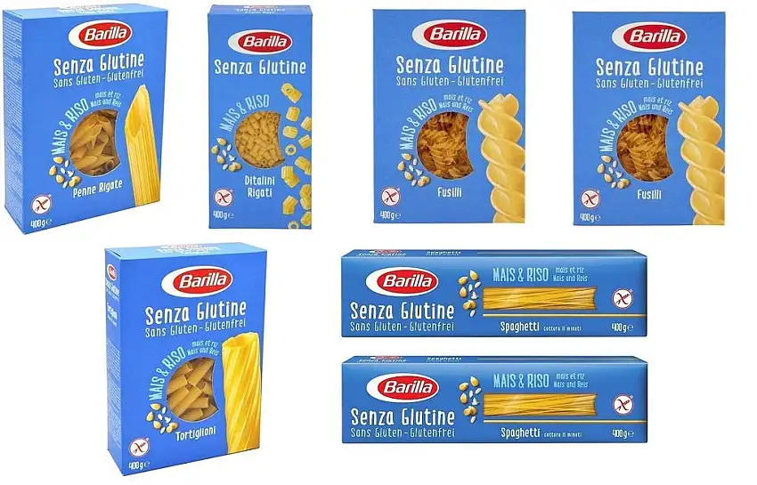 TESTPAKET Barilla senza Glutine Glutenfrei pasta nudeln 7 x 400G