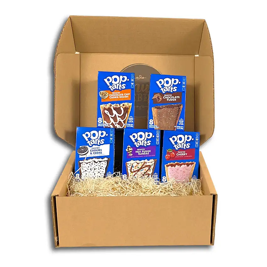 Genusslebenbox mit Pop-Tarts im bunten Mix, 1800g Süßigkeiten Großpackung