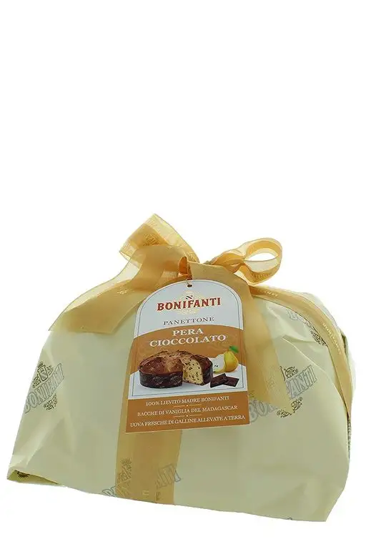 Bonifanti - Panettone handwerkliche Birnen und Schokolade 1kg