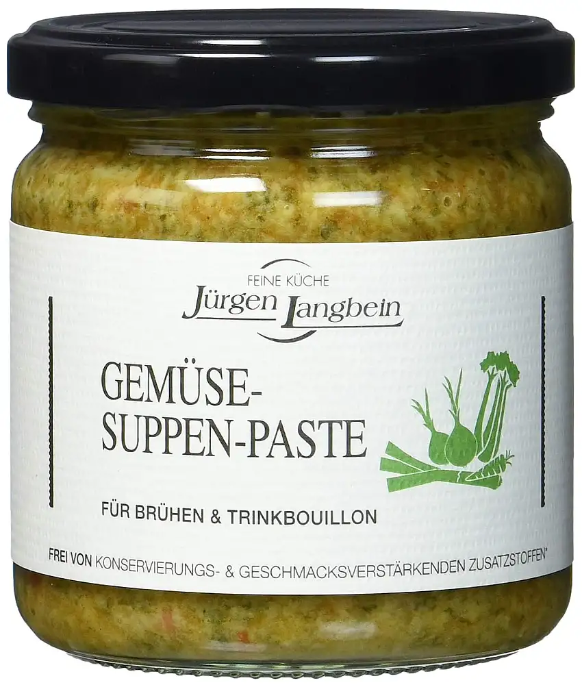 GEMÜSE-SUPPEN-PASTE von Jürgen Langbein, 6x400g