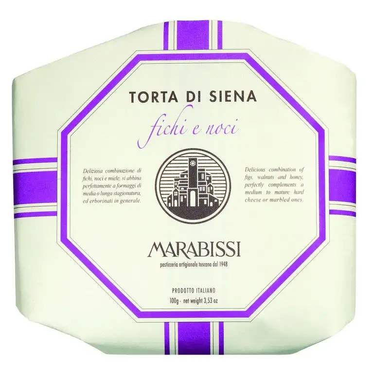 Pasticceria Marabissi Torta Fichi e Noci, Panforte mit Feigen und Walnüssen 100g.