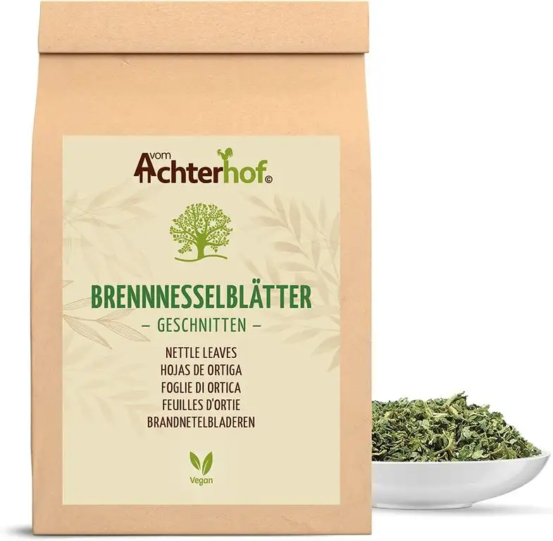 1000 g Brennesselblätter Brennesseltee original vom-Achterhof Brennessel