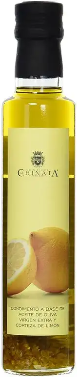 La Chinata Aceite de Oliva Virgen Extra Limón, Natives Olivenöl mit Zitronenschalen, 2er Pack (2 x 250 ml)