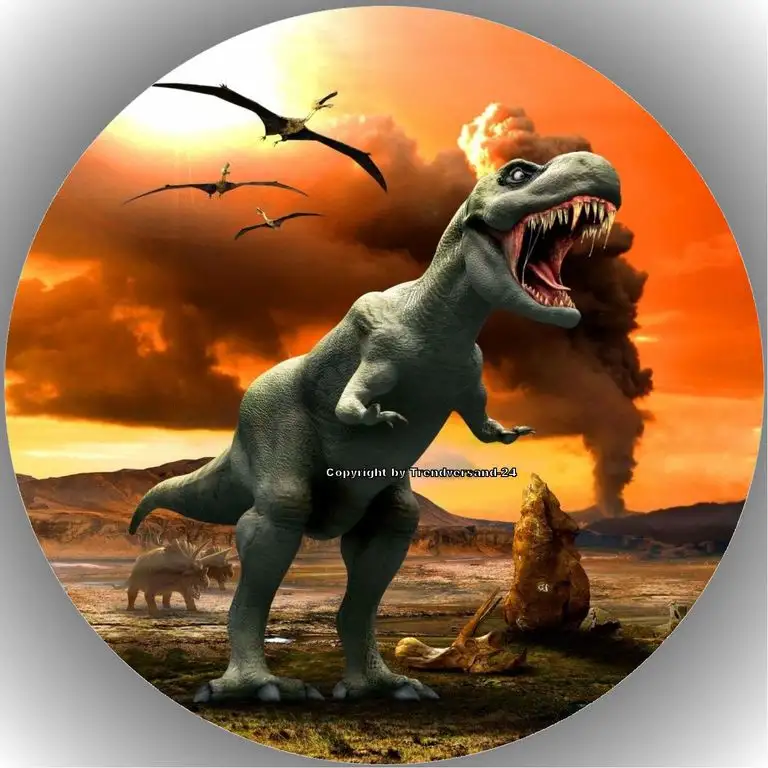 Premium Esspapier Tortenaufleger Dinosaurier AMA 3
