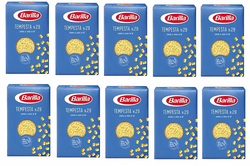 10x Pasta Barilla Tempesta Nr. 29 italienisch Nudeln 500 g pack