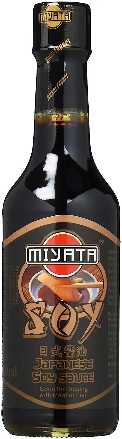 Miyata Sojasauce, japanisch, 3er Pack (3 x 150 ml)