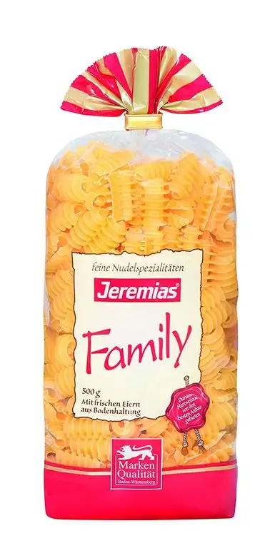 Jeremias Radi, Family Frischei-Nudeln, 4er Pack (4 x 500 g Beutel)