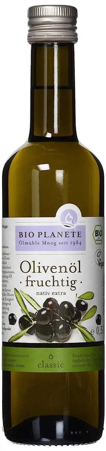 Bioplanete Olivenöl fruchtig scharf,nativ, 3er Pack (3 x 500 ml)