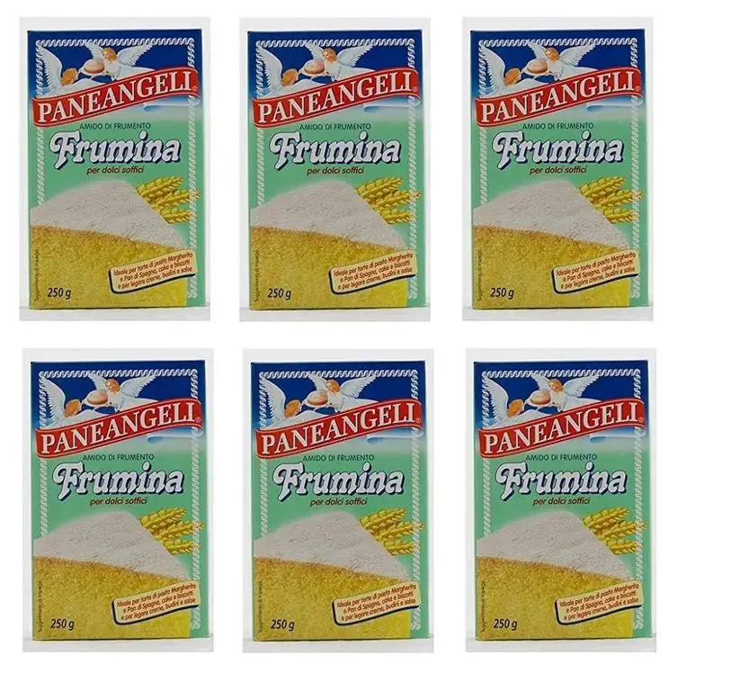 6x Paneangeli Frumina Für weiche und krümelige Desserts 250 gr