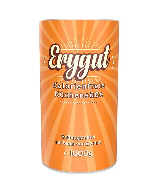 Erythrit 1kg von Erygut | 1000g kalorienfreier Zucker Ersatz aus Erythritol | Zuckeralternative für Diät und zum Abnehmen geeignet | Erithrit Light