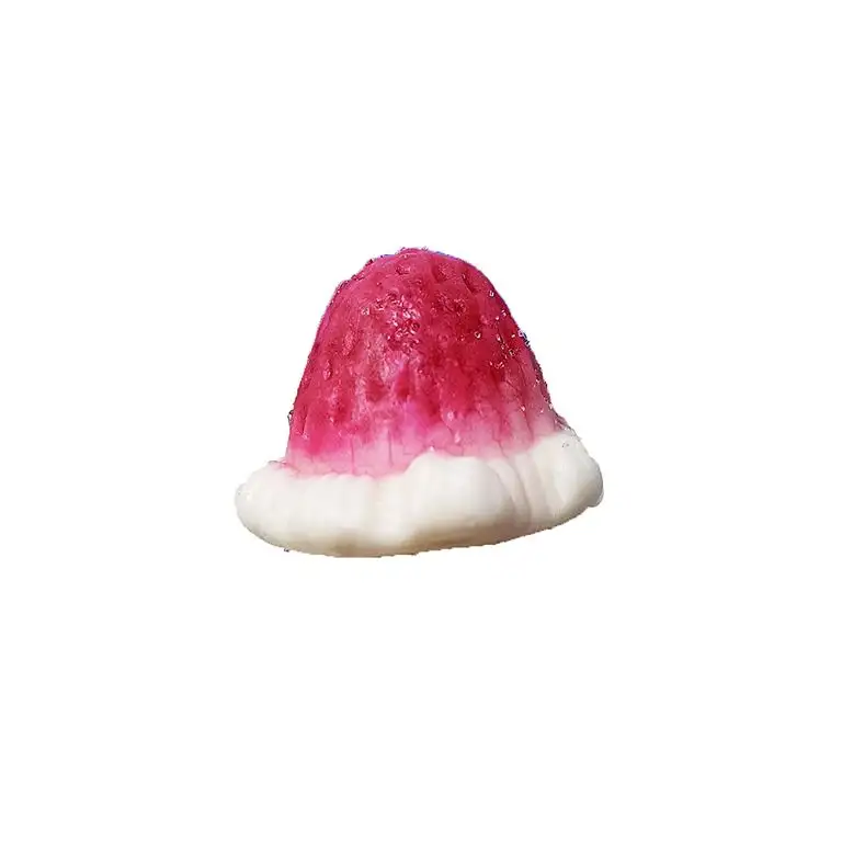 Fruchtgummi Erdbeer und Sahne Hütchen gefüllt mit Pektin 1000g