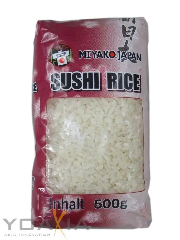 MIYAKO Sushi Reis 500 g Spitzenreis Rundkorn