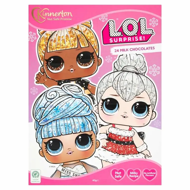 LOL Surprise Girls Weihnachtsschokolade Adventskalender