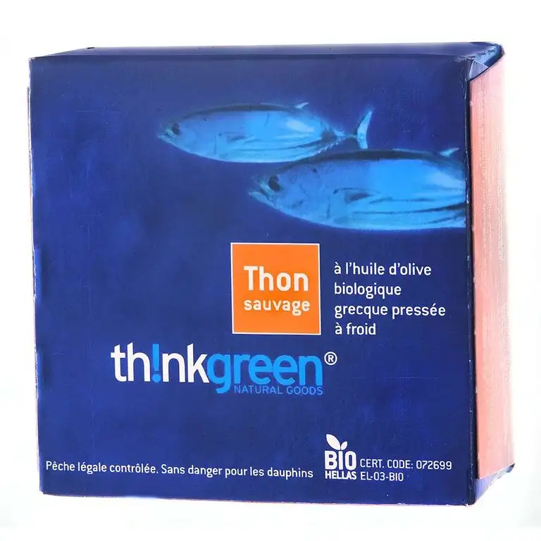 thinkgreen Bio Thunfisch in griechischem Olivenöl (1 x 160 gr)