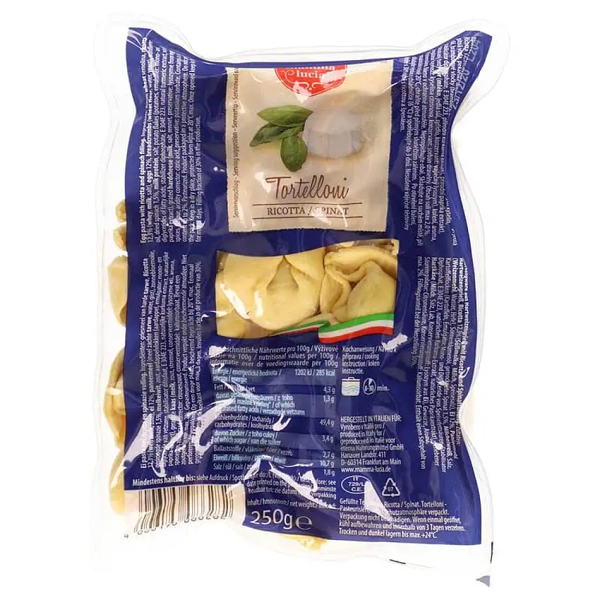 Mamma Lucia Nudeln, Tortelloni Käse Spinat, 250 g