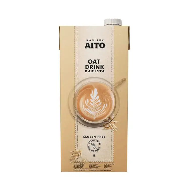 Aito Barista Hafer Drink vegan glutenfrei foamable Hafermilch 1L 8 Pack