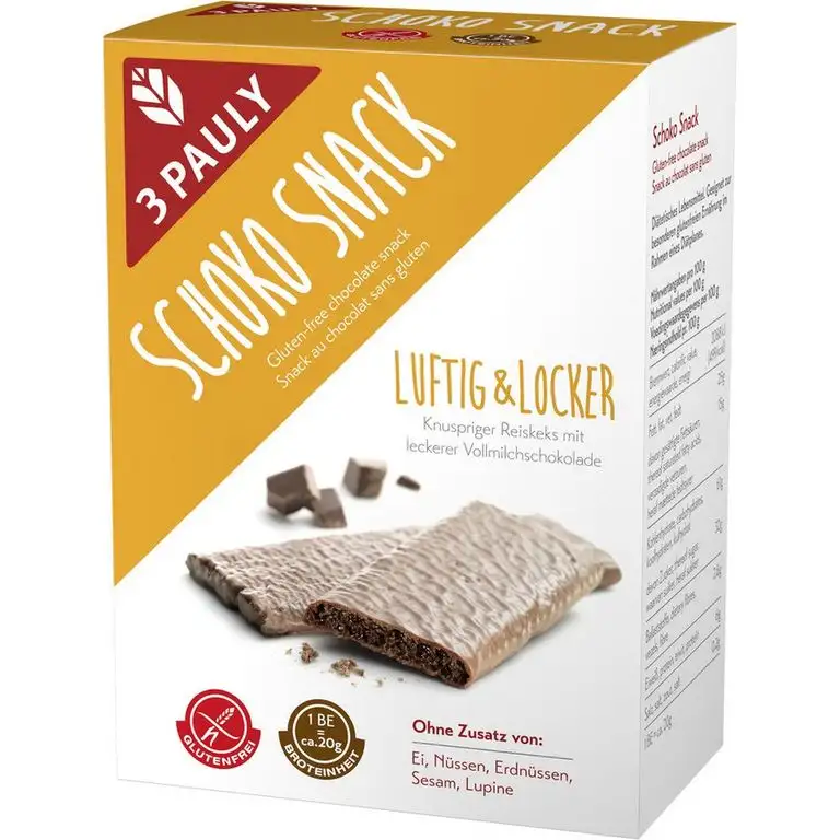 3Pauly Schoko Snack, 100g