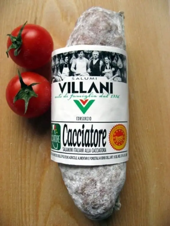 Salami Jägerart Cacciatore DOP Villani 155 gr.