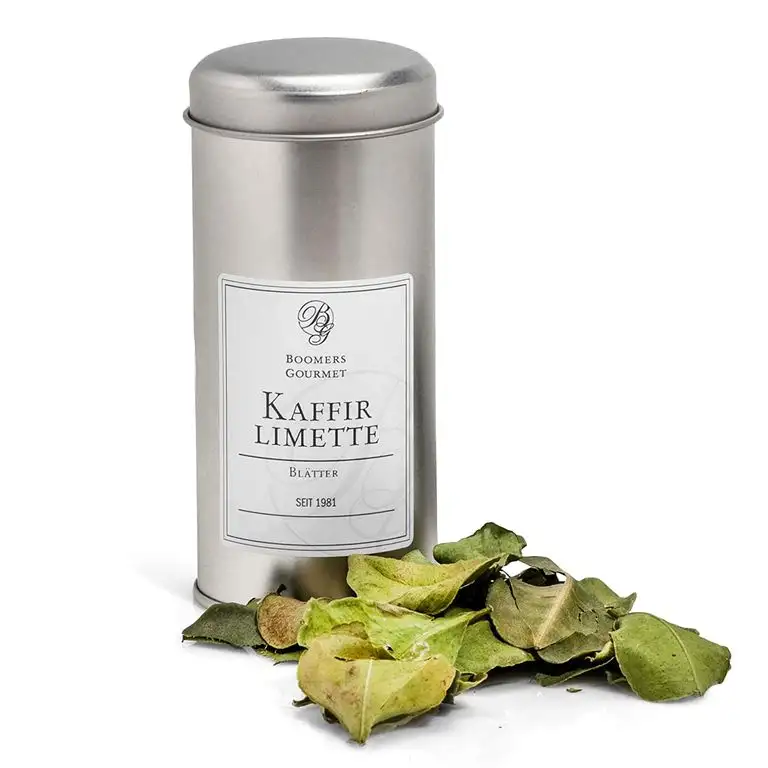 Boomers Gourmet - Kaffir Limetten Blätter - Gewürzdose - 6 g