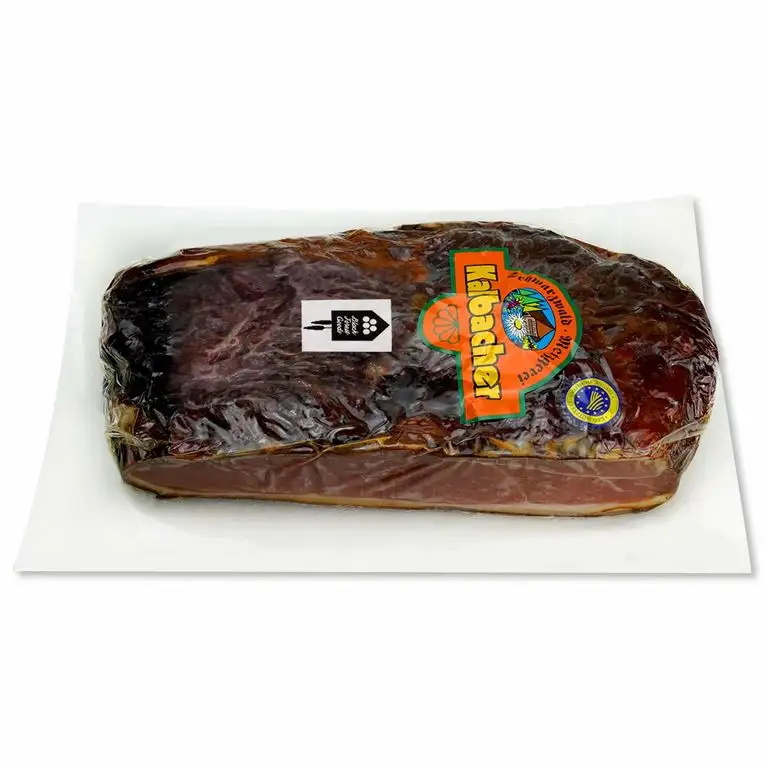 Schwarzwälder Schinken - 2,7 kg - Deutsche Produktion - Hüfte 1/2 Stück - Goldenes DLG Abzeichen 2019 - Gepökelter, knochenloser Schinken - Traditionell geräuchert