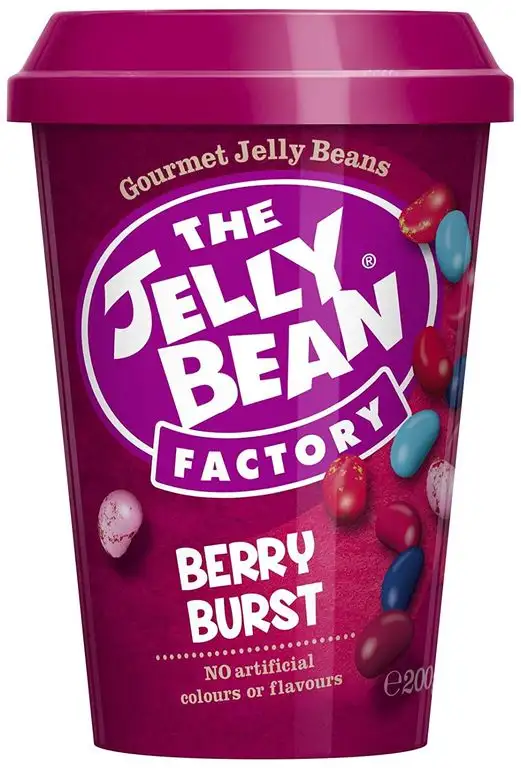 The Jelly Bean Factory Der Berry Burst - Becher 200g, 3er Pack (3 x 200 g)