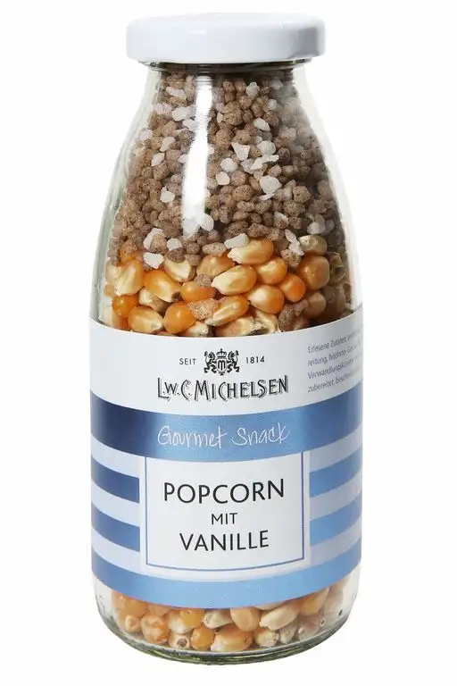 L.W.C. Michelsen Popcorn mit Vanille, 2er Pack (2 x 215 g)