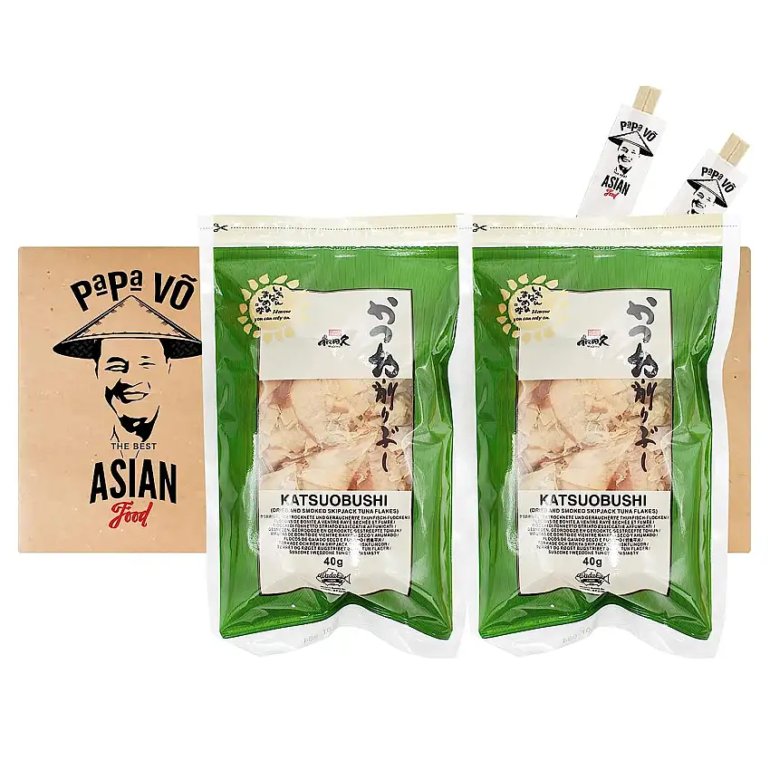 2er Pack (2x40g) Wadakyu Katsuo Bushi Bonito Flocken (Papa Vo®)