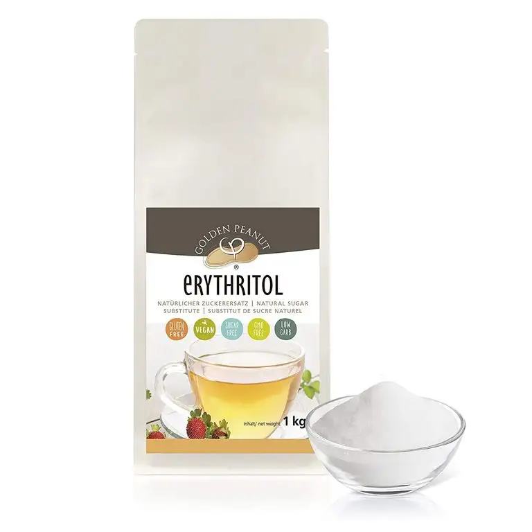 Erythritol Erythrit 1 kg | natürlicher Zucker-Ersatz | Kalorienfreies Süßungsmittel | vegan | zahnfreundlich | Golden Peanut