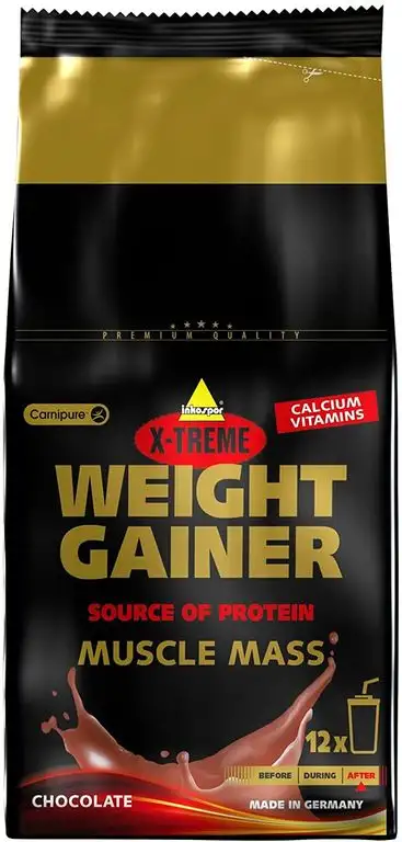 Inkospor X-Treme Weight Gainer, Schokolade, 1200g Beutel