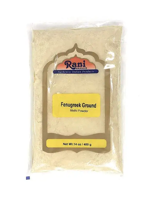 Rani Bockshornklee (Methi) Samen gemahlenes Pulver 400 g Trigonella foenum graecum | Glutenfrei | GVO-frei (zum Kochen und für ayurvedische Gewürze verwendet)