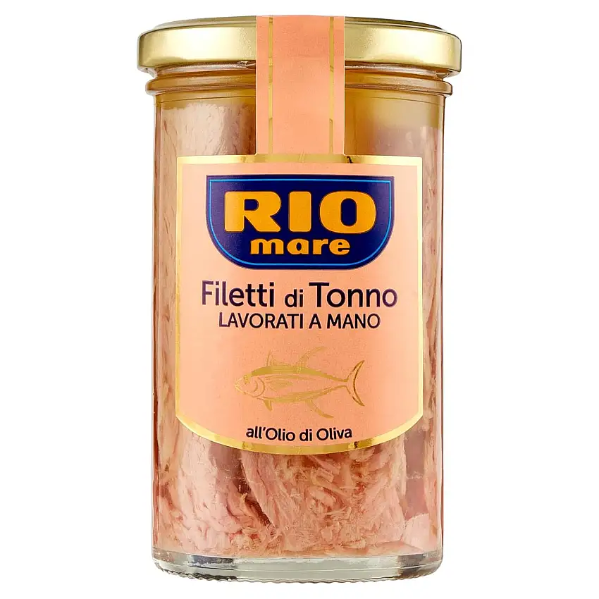 6x Rio Mare Filetti di Tonno in Olio di oliva Thunfischfilets in Olivenöl handgemacht 250g