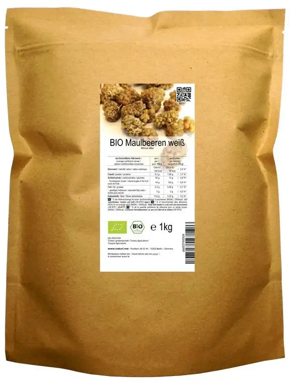 BIO Maulbeeren weiß (1 kg)