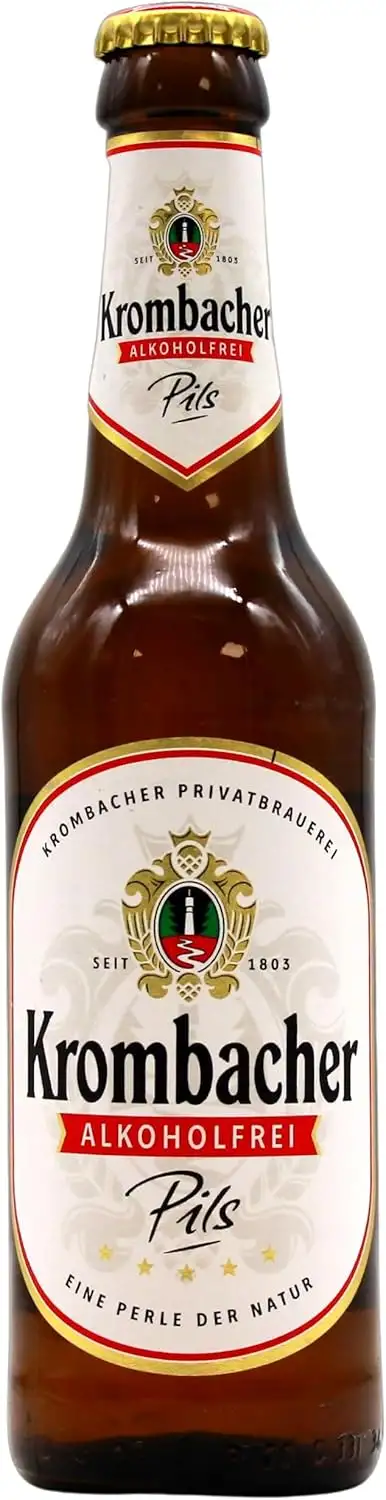 Krombacher Pils Alkoholfrei, 24er Pack (24 x 0.33 l) MEHRWEG