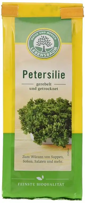 Lebensbaum Petersilie, gerebelt und getrocknet, 15 g