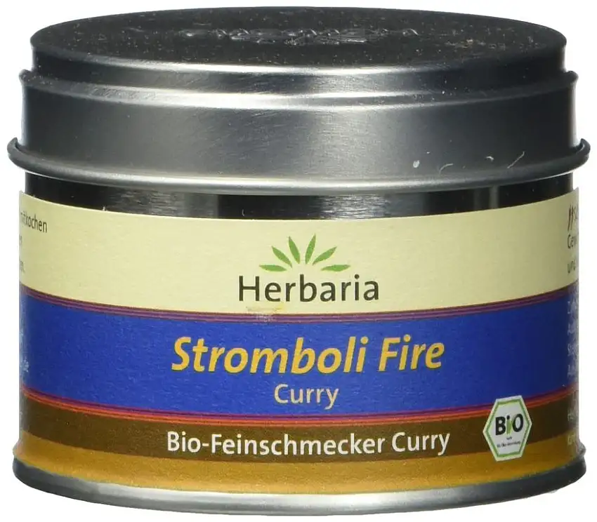 Herbaria Stromboli Fire Curry 25 g kbA* S-Dose, 1er Pack (1 x 25 g) - Bio