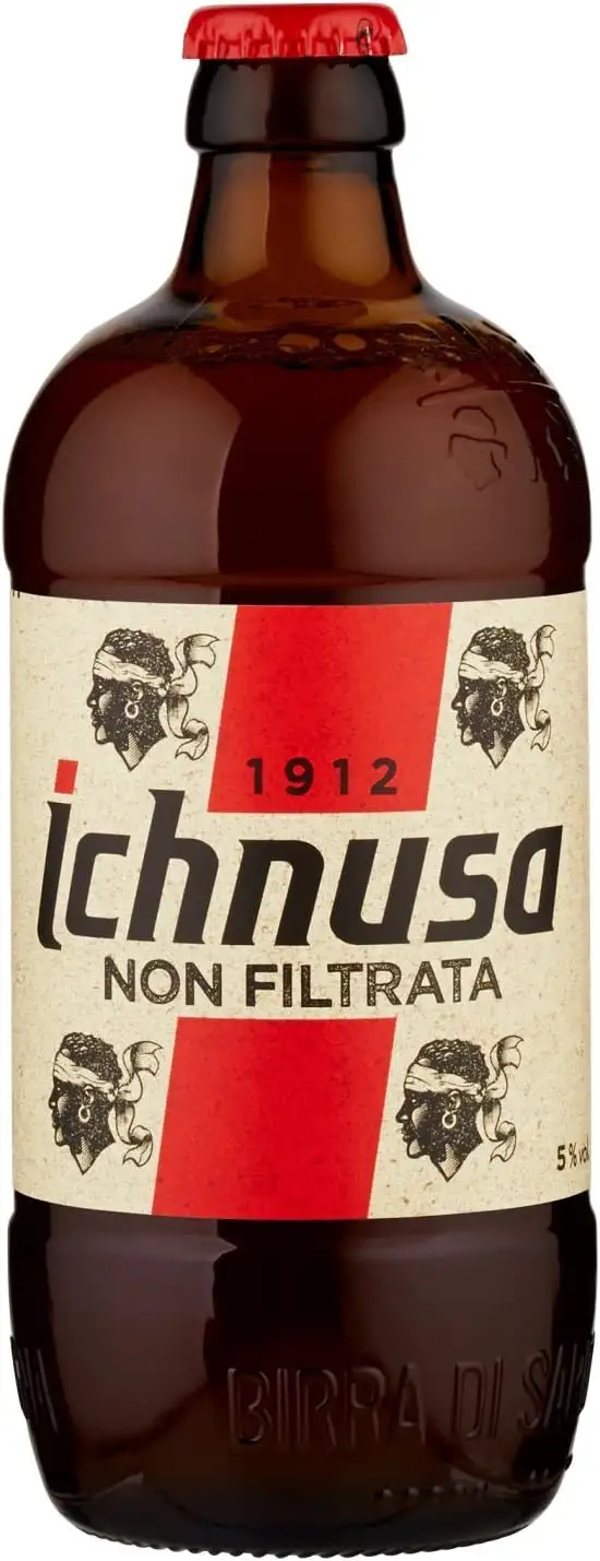 KARTON 24 FLASCHEN BIER ICHNUSA NON FILTRATA 330ml