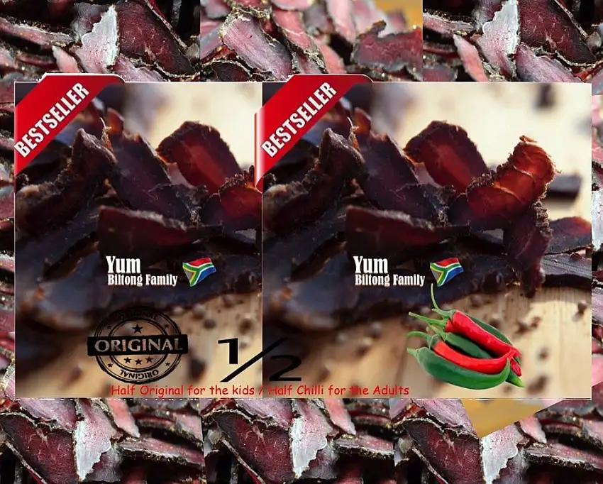 BILTONG COMBO ORIGINAL und CHILLI 200Gg