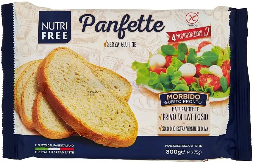 Nutrifree Panfette glutenfreies Schnittbrot 300g