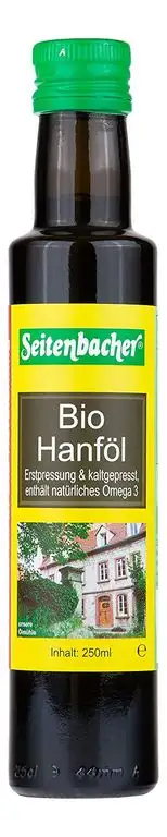 Seitenbacher Bio Hanf Öl rein nativ, kaltgepresst/1 Pressung, 1er Pack (1 x 250 g)