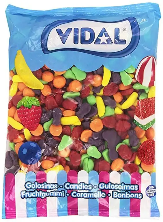 Vidal - Mini Frucht - Fruchtgummis - 1 kg